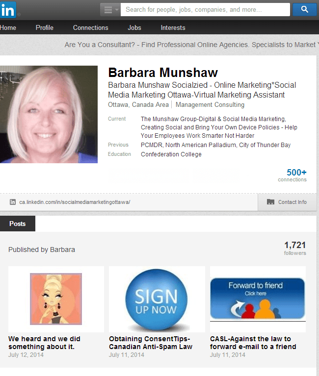 Linked In New Post Feature