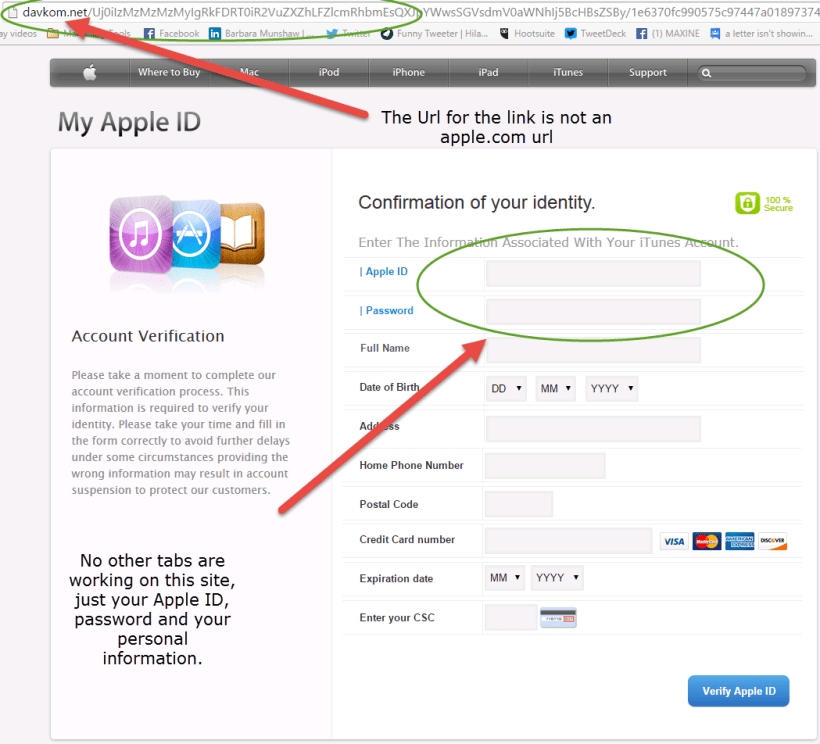Apple ID Scam 2